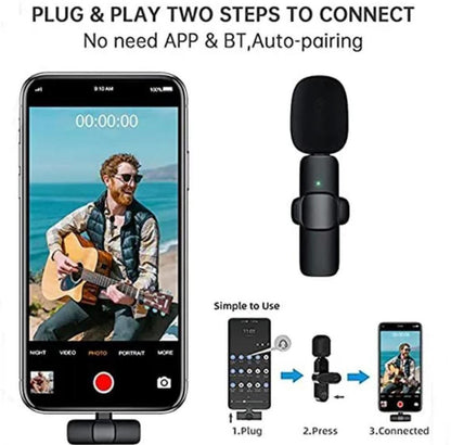 Wireless 3 in 1 Noise Reduction Microphone